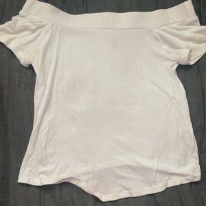 white off the shoulder top